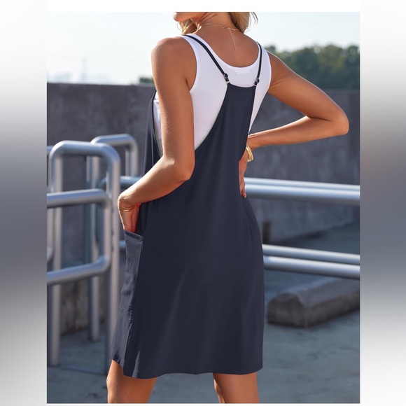 WNEEDU Women’s Sleeveless Dress - Picture 2 of 6